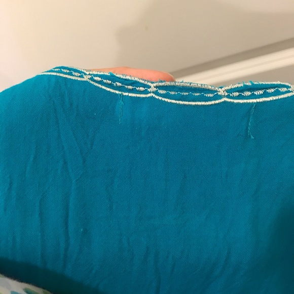 Forever 21 Teal Blue Maxi Dress - Picture 9 of 10